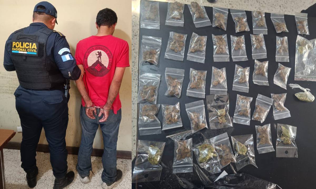 Presunto distribuidor de droga capturado