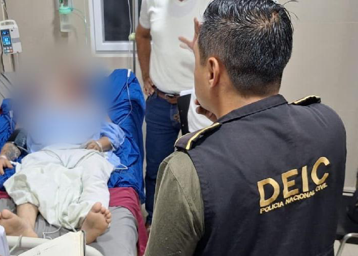 PNC custodia a hondureños hospitalizados en Izabal posiblemente vinculados a ataque en Honduras