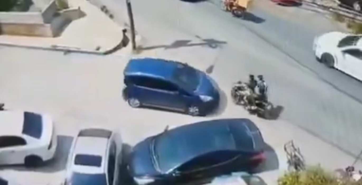 Cámaras de seguridad graban accidentes donde se vieron involucrados motociclistas