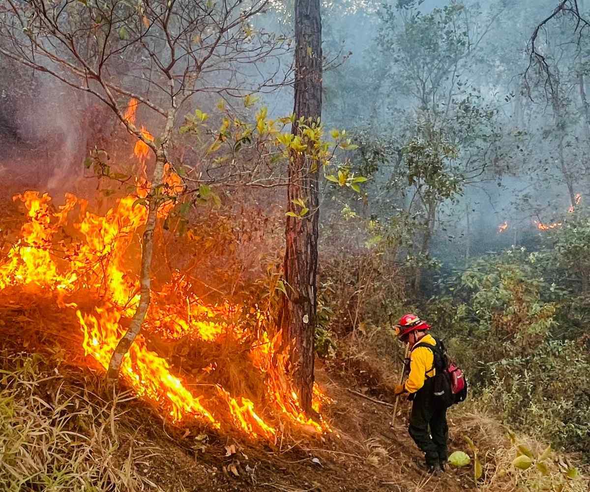 Veintitrés incendios se encentran activos en Guatemala
