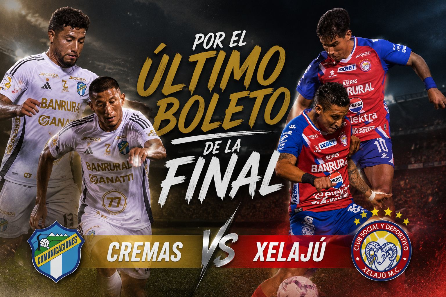 Xelajú y Cremas se juegan el último boleto a la final