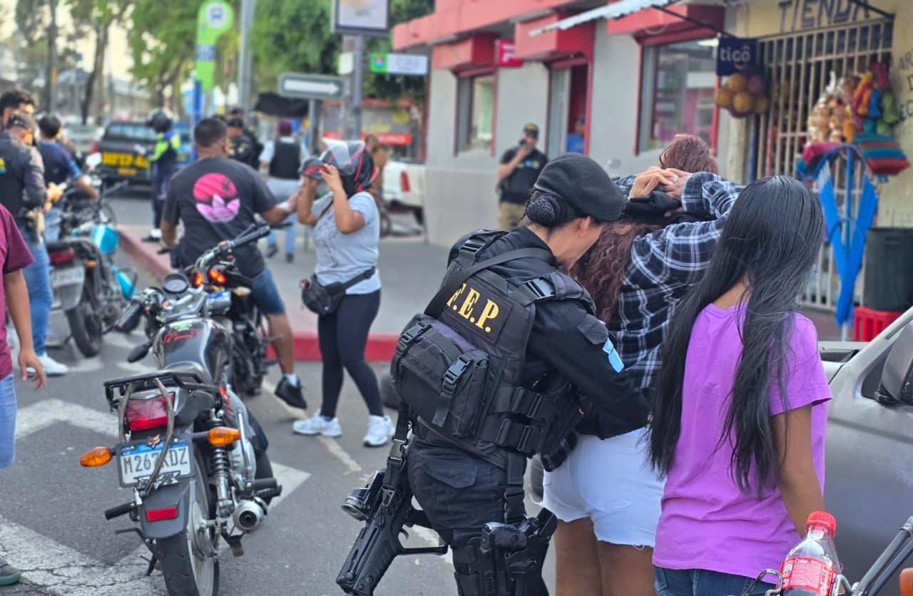 Operativo de seguridad en zona 7 capitalina