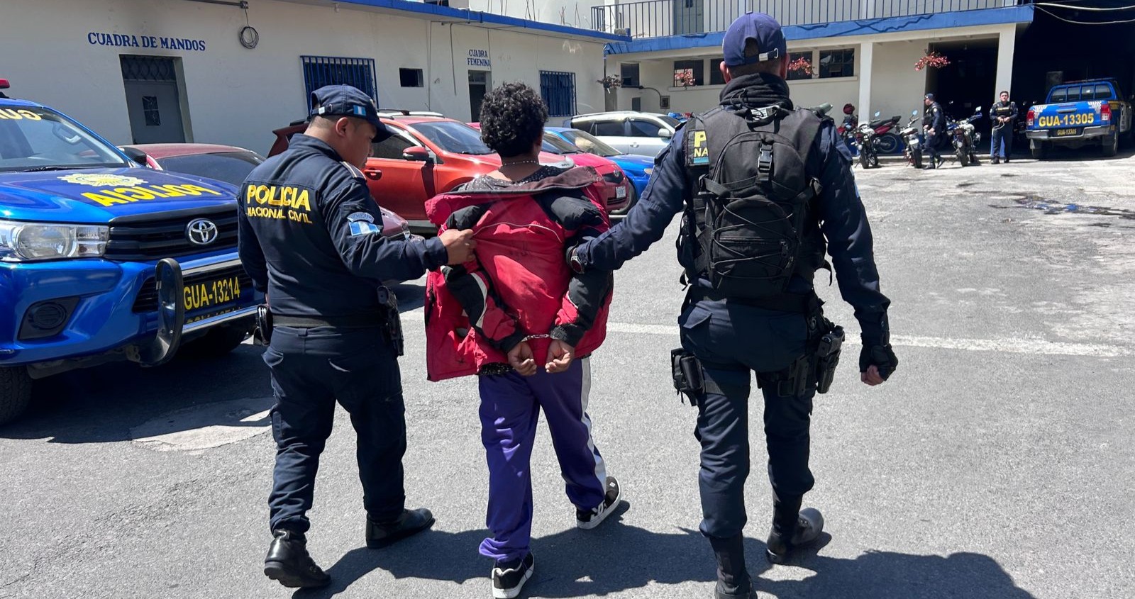 Capturan a presuntos sicarios de la mara salvatrucha en zona 13