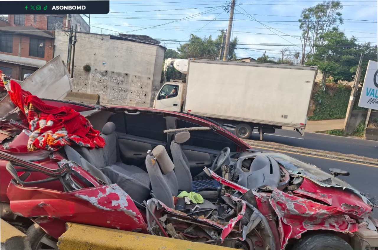 Accidente de tránsito en ruta Interamericana deja una persona herida