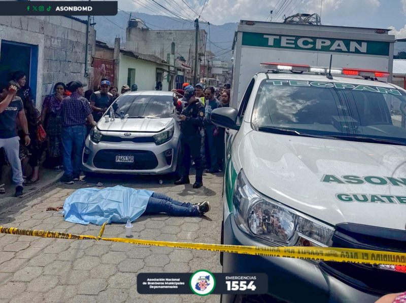 Ataque armado deja un fallecido en Chimaltenango