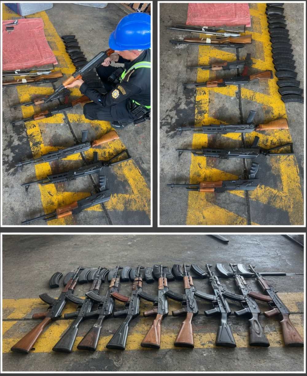 Incautan arsenal en el puerto de San Tomás de Castilla