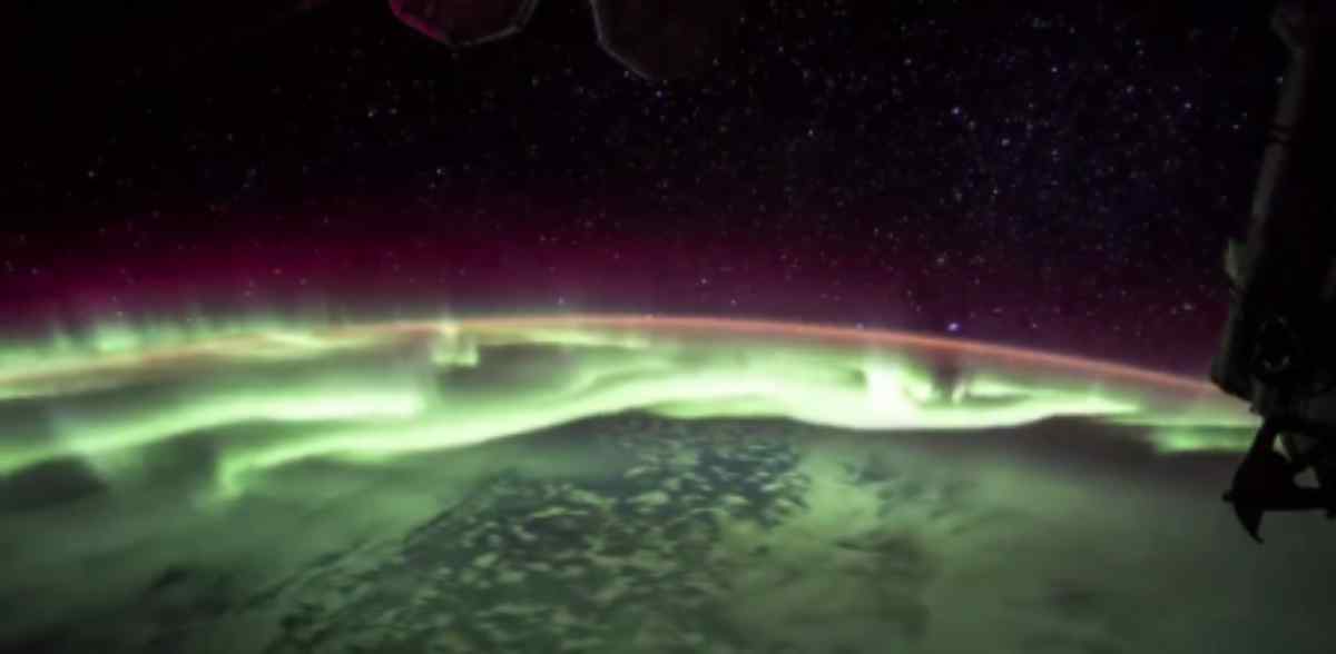 Astronautas comparten espectaculares vistas de aur