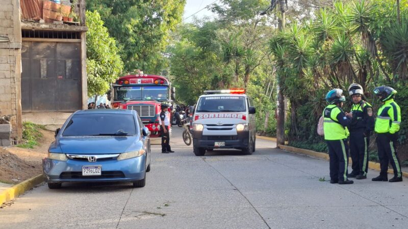 Ataque armado contra bus en Chinautla deja una muj