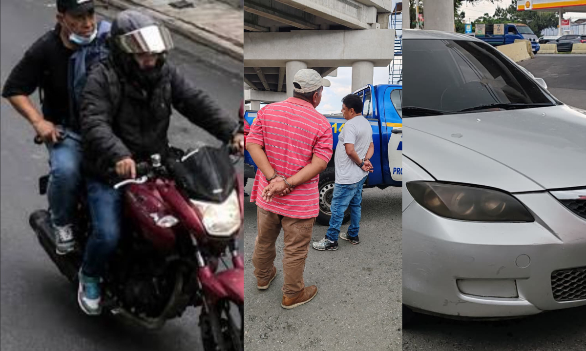 Presuntos ladrones capturados en zona 11