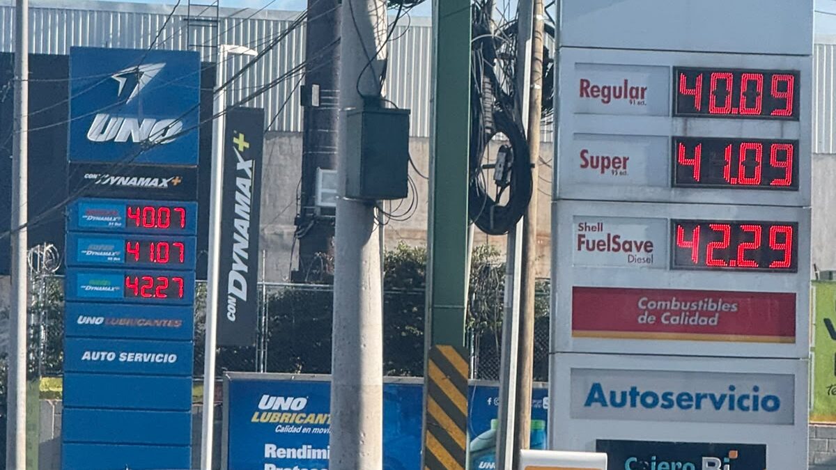 Nuevos precios del combustible. FOTO: TN23. 