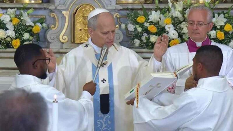 El papa León XIV ha presidido este sábado la celebración de la solemnidad de La Asunción en la parroquia pontificia de San Tommaso de Villanova