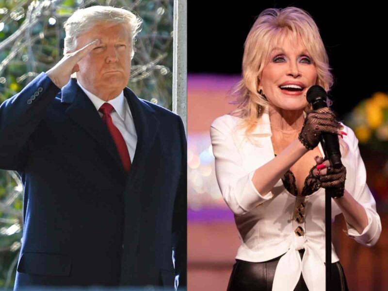Trump, lamentó este martes la muerte de Dolly Parton, a la que calificó como una de las mejores cantantes “de todos los tiempos”