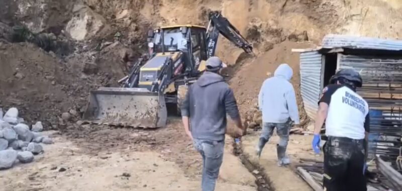 Sigue la emergencia en el lugar. FUENTE: CBV.